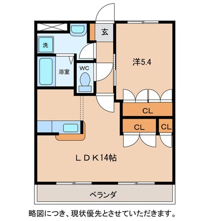 エスポワール（愛荘町）の物件間取画像